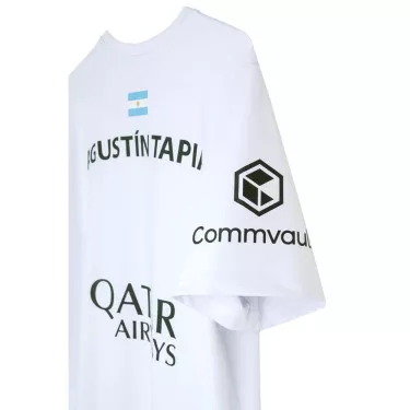 T-shirt Nox AT10 Agustín Tapia 2026 Blanc