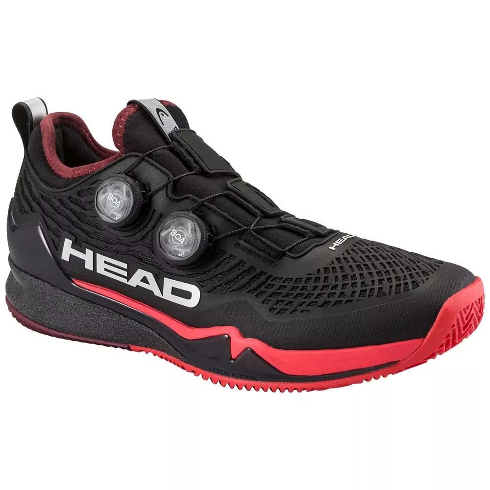 Chaussures Head Endure Pro BOA Clay Noir / Rouge