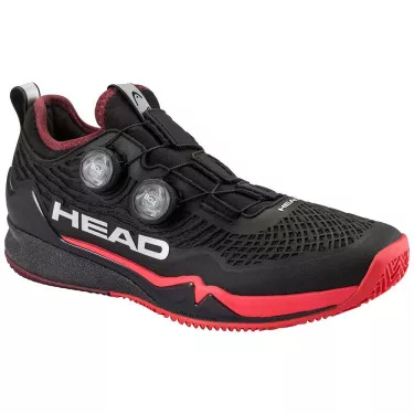 Chaussures Head Endure Pro BOA Clay Noir / Rouge