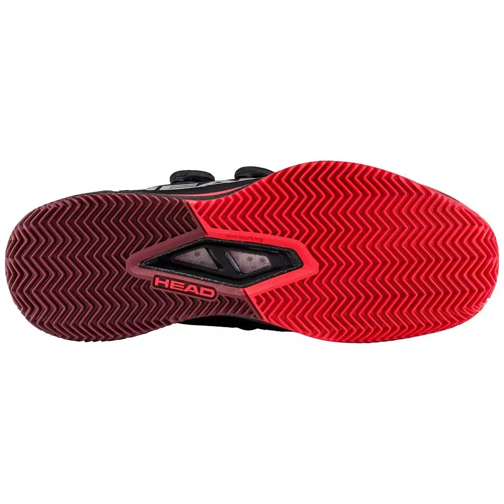 Chaussures Head Endure Pro BOA Clay Noir / Rouge