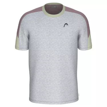 T-Shirt Head Play Tech 26 Gris chiné