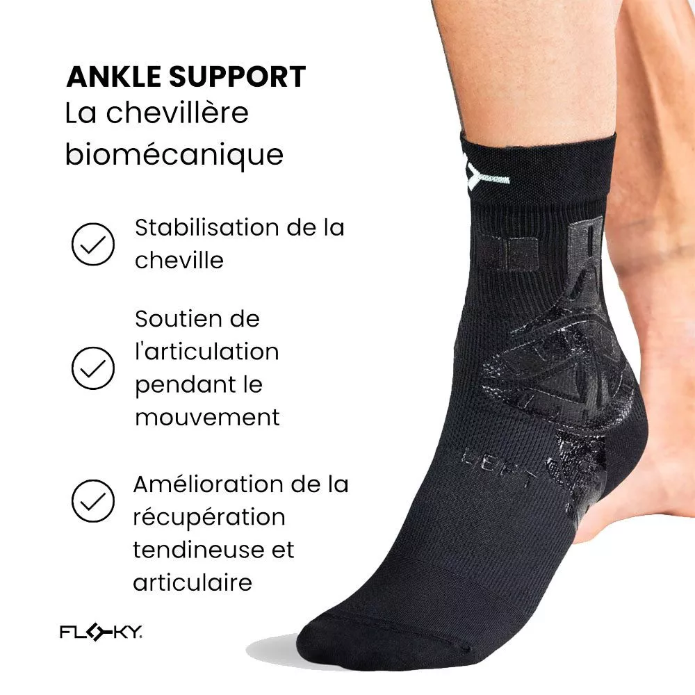 Chevillère Floky Ankle Support Droit Noir