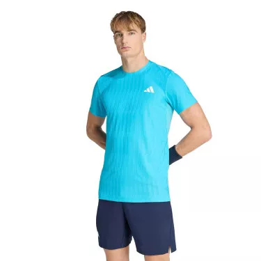 T-Shirt Adidas Climacool+ Airchill FreeLift Bleu ciel