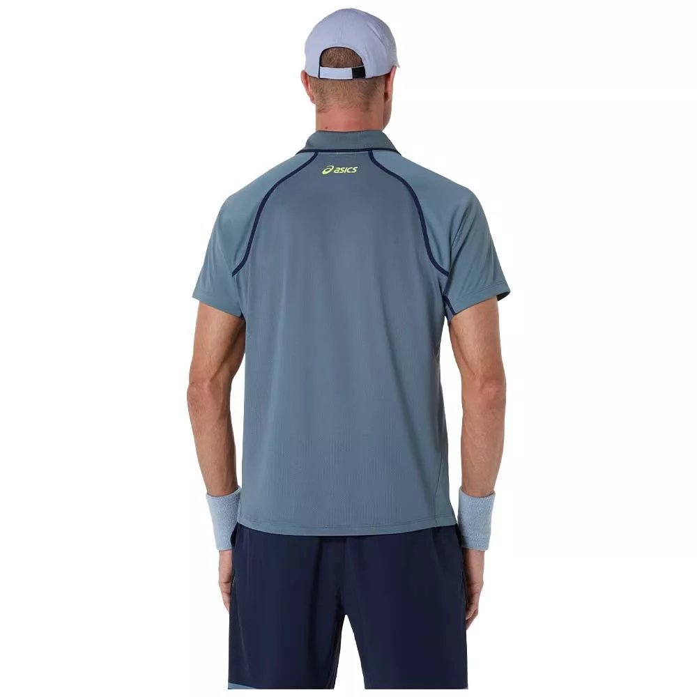 Polo Asics Match SS Gris