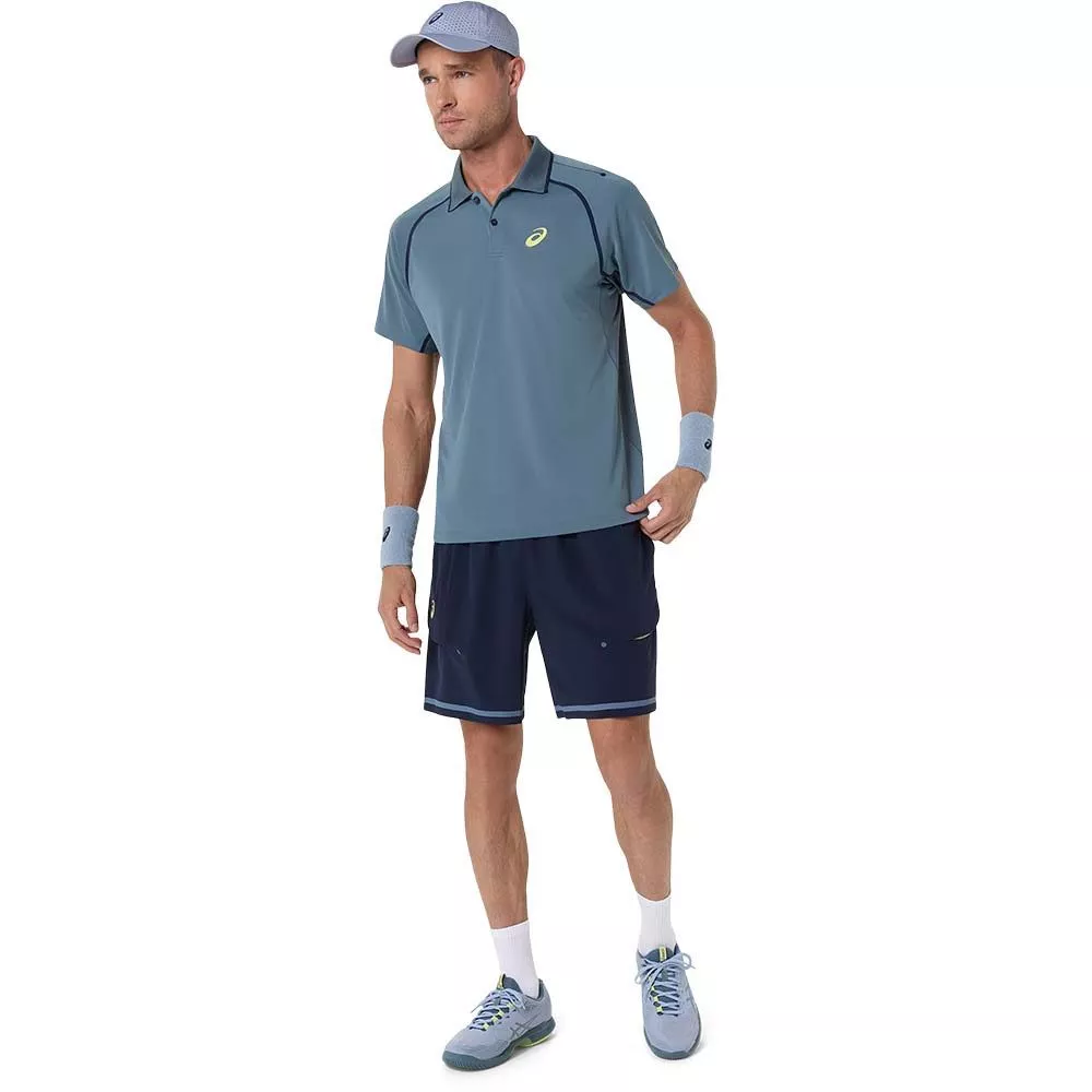 Polo Asics Match SS Gris