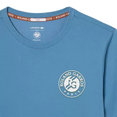 T-Shirt Lacoste Roland Garros Bleu ciel