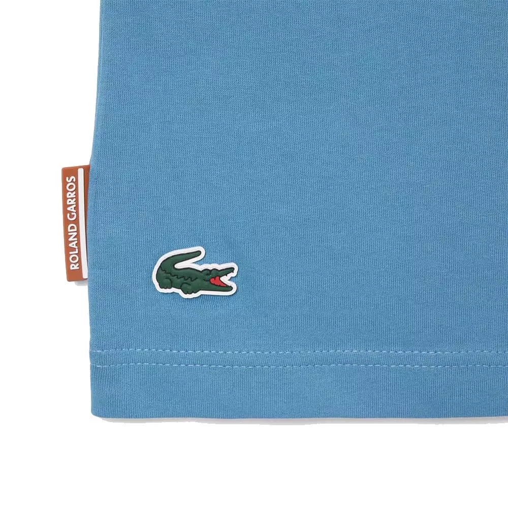T-Shirt Lacoste Roland Garros Bleu ciel