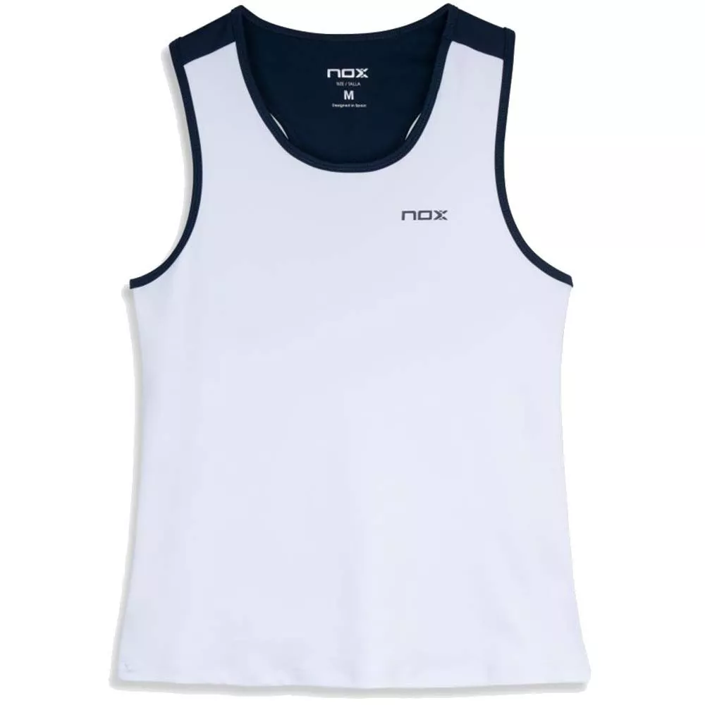 Débardeur Nox Team 26 Femme Blanc / Bleu marine