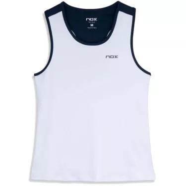 Débardeur Nox Team 26 Femme Blanc / Bleu marine
