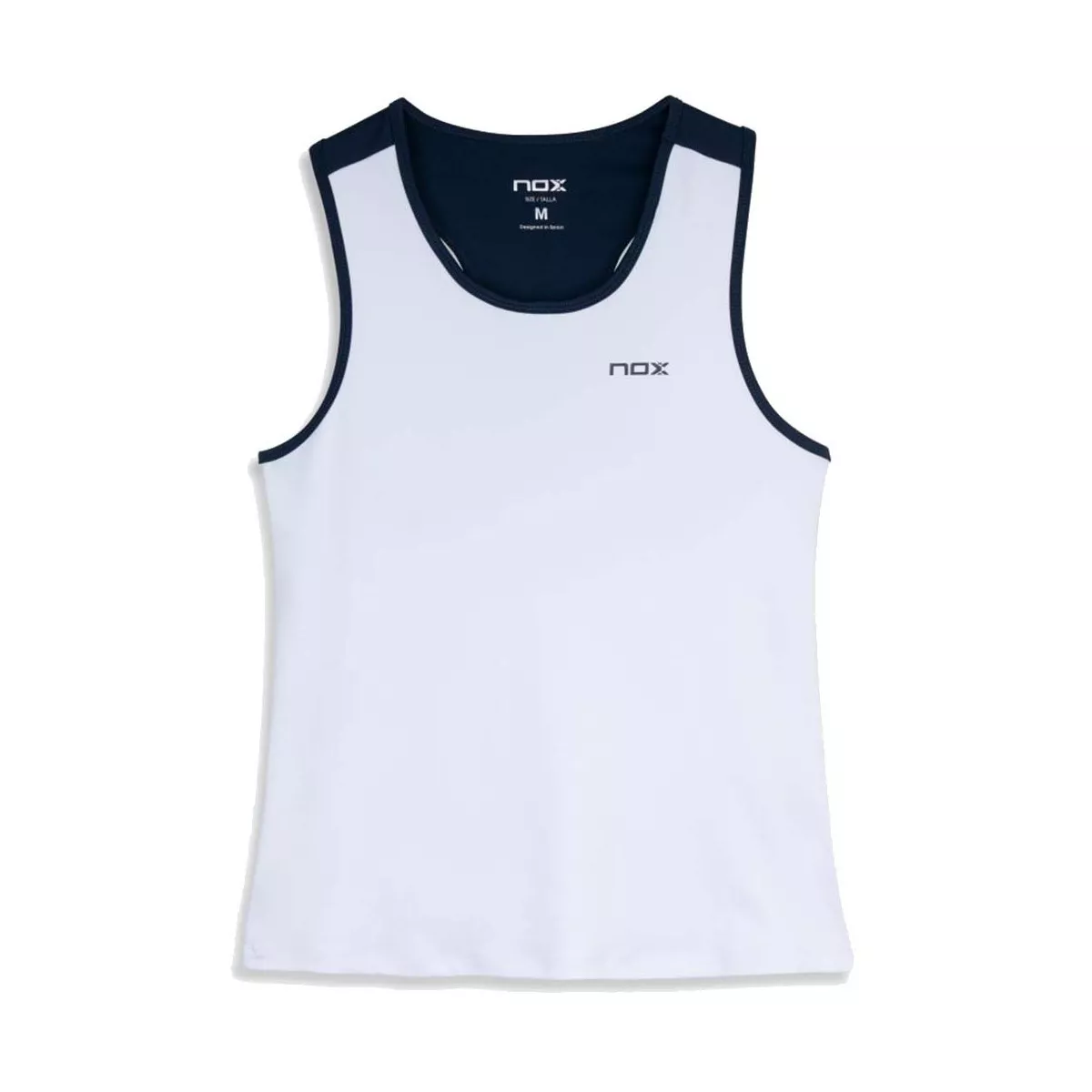 Débardeur Nox Team 26 Femme Blanc / Bleu marine