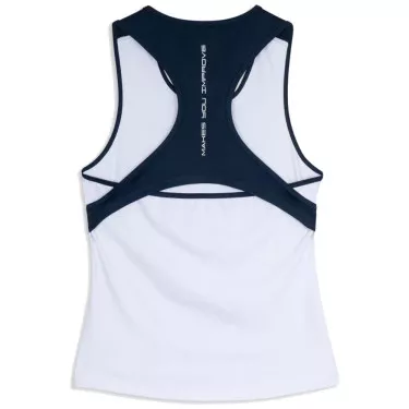 Débardeur Nox Team 26 Femme Blanc / Bleu marine