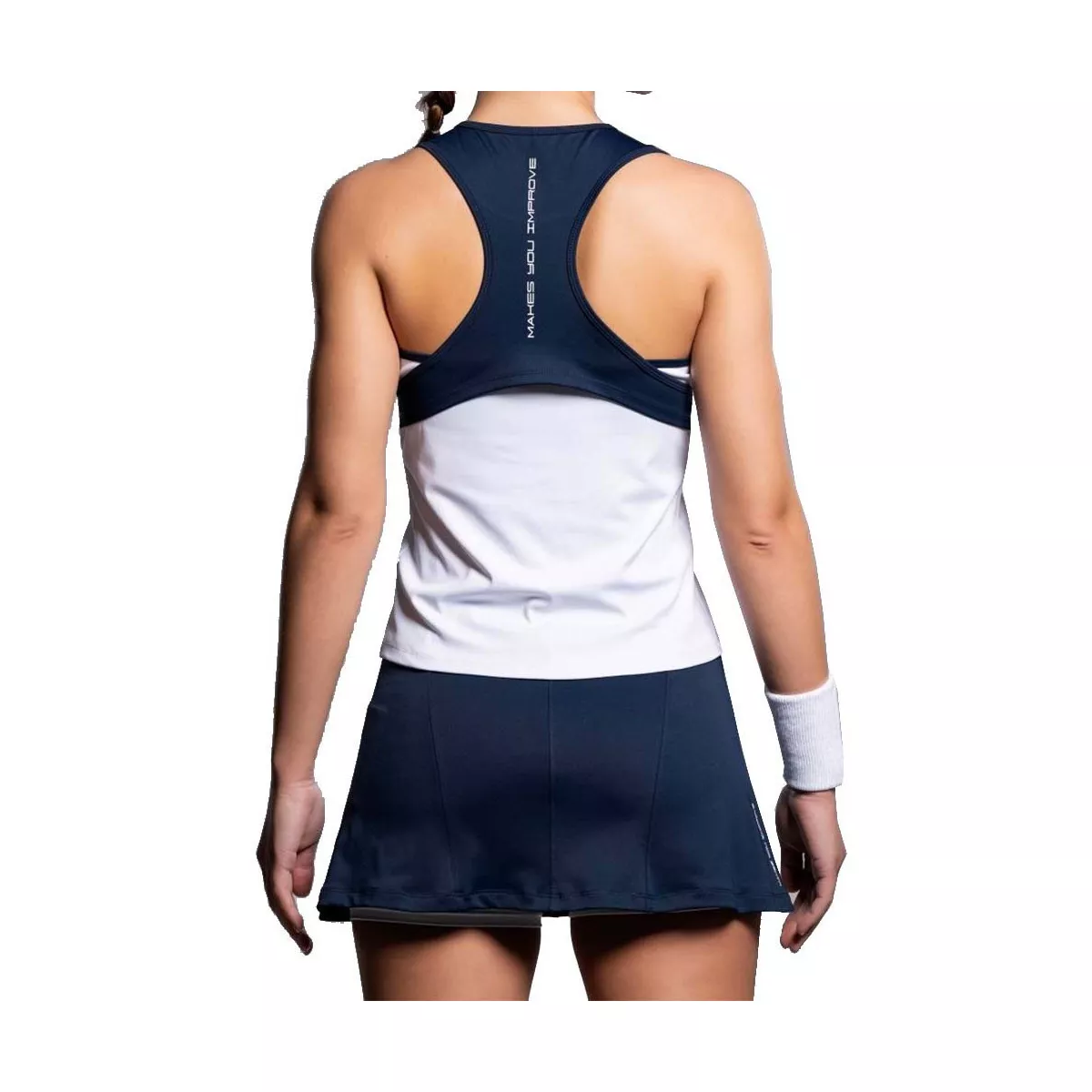 Débardeur Nox Team 26 Femme Blanc / Bleu marine