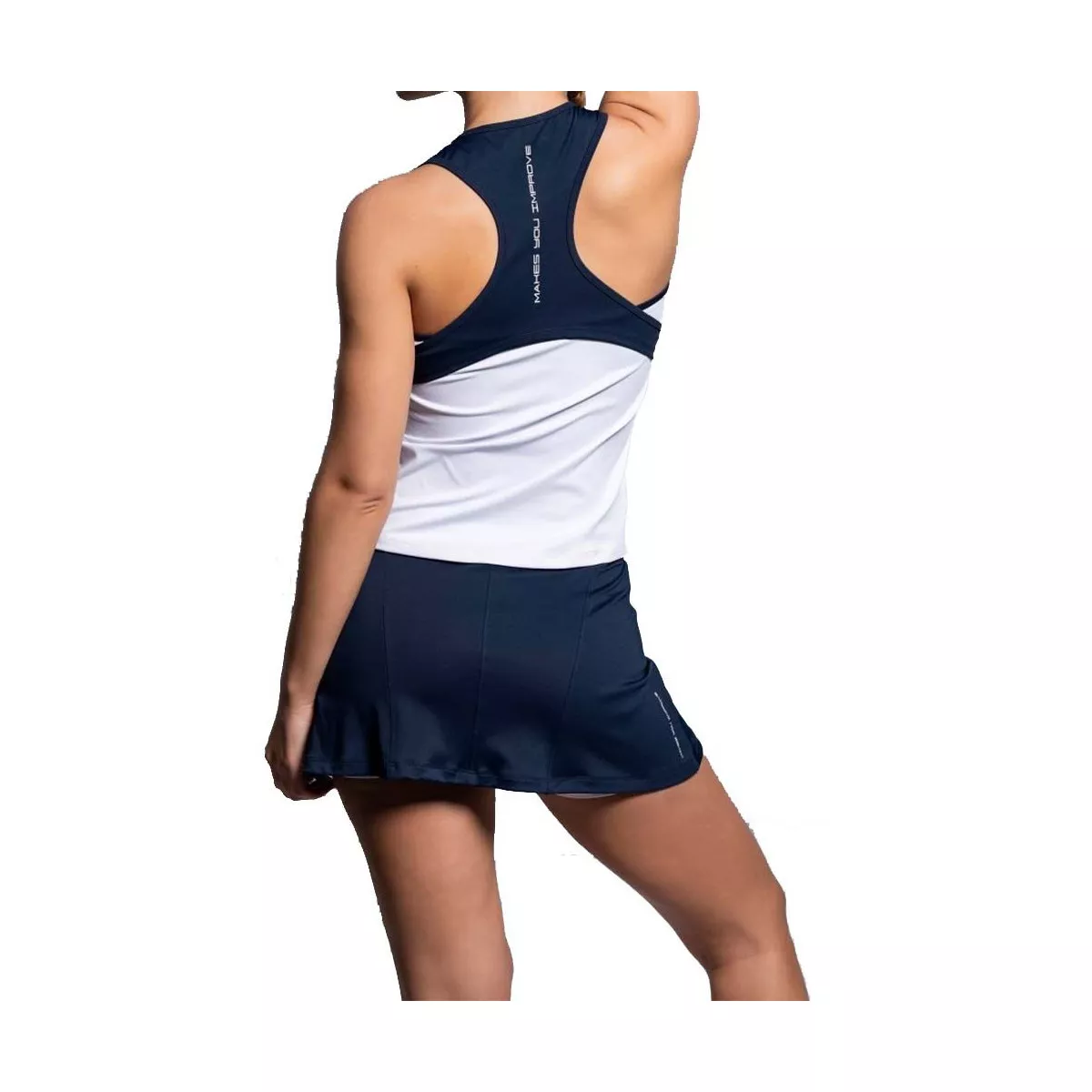 Débardeur Nox Team 26 Femme Blanc / Bleu marine
