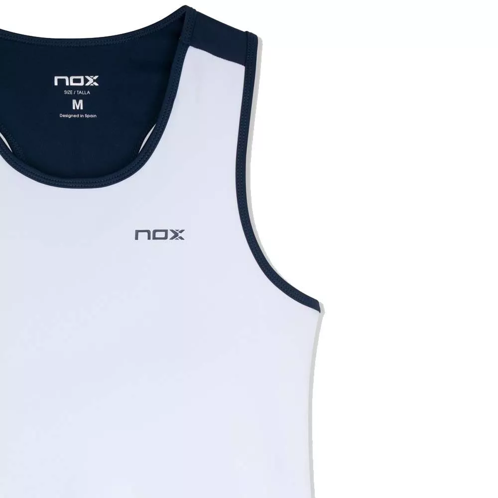 Débardeur Nox Team 26 Femme Blanc / Bleu marine