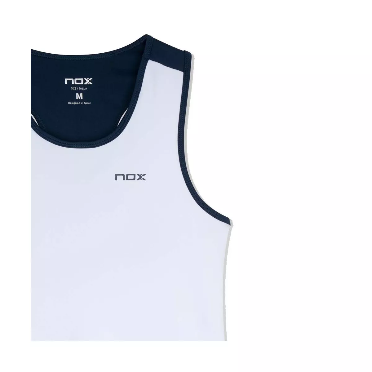 Débardeur Nox Team 26 Femme Blanc / Bleu marine
