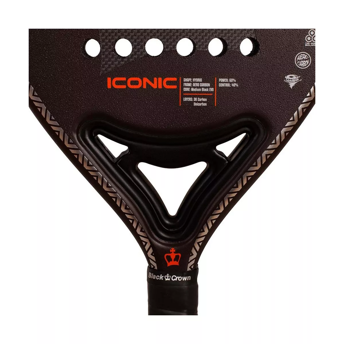 Raquette de padel Black Crown Iconic