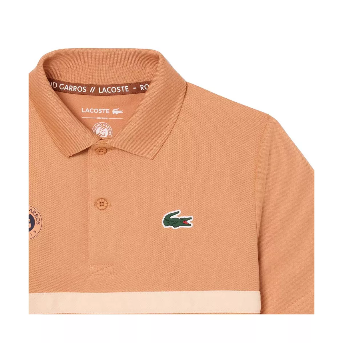 Polo Lacoste Roland Garros Ramasseur de balles Junior Orange
