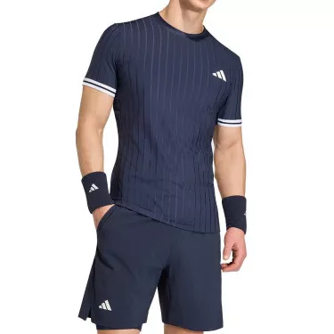 T-Shirt Adidas Pro FreeLift Bleu marine