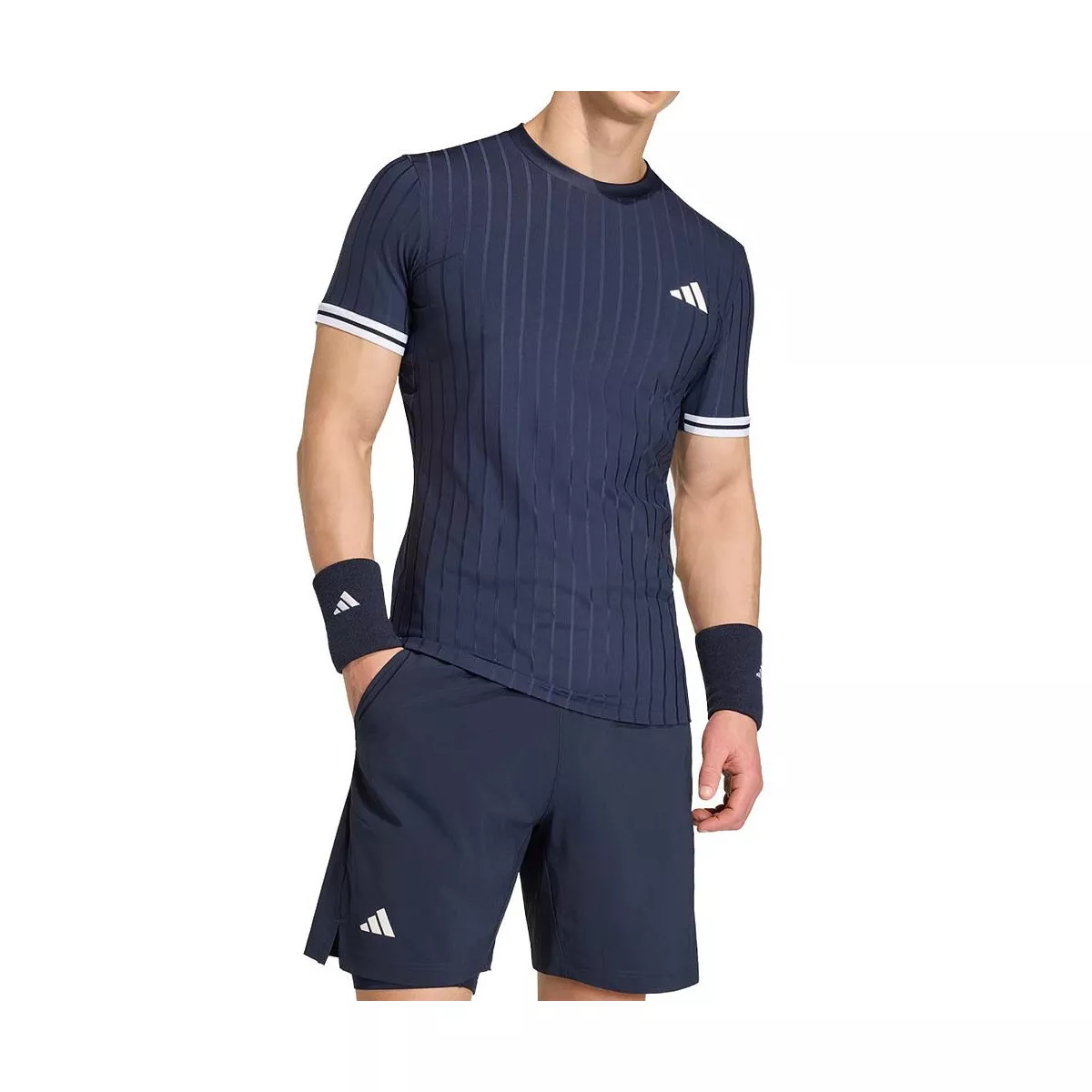 T-Shirt Adidas Pro FreeLift Bleu marine