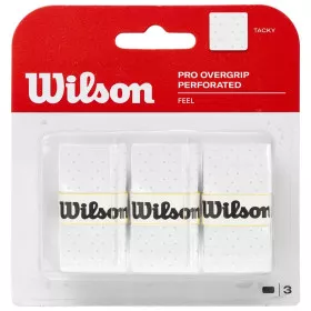Surgrips Wilson Pro Perforated Overgrip  Blanc x 3
