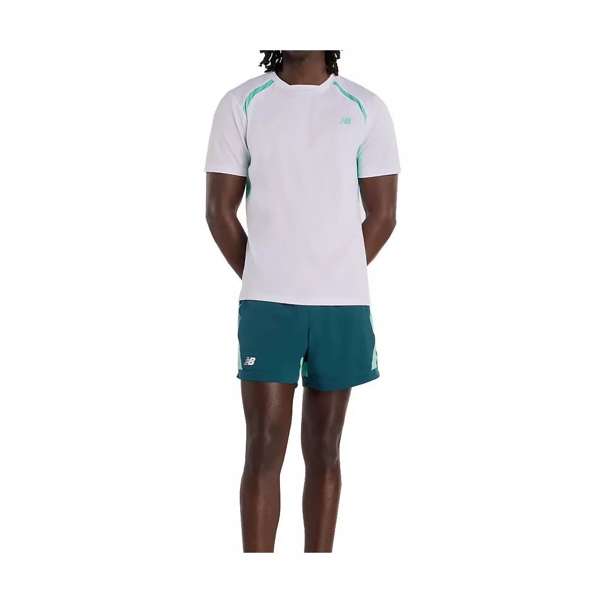 T-Shirt New Balance Tournament Novelty Blanc