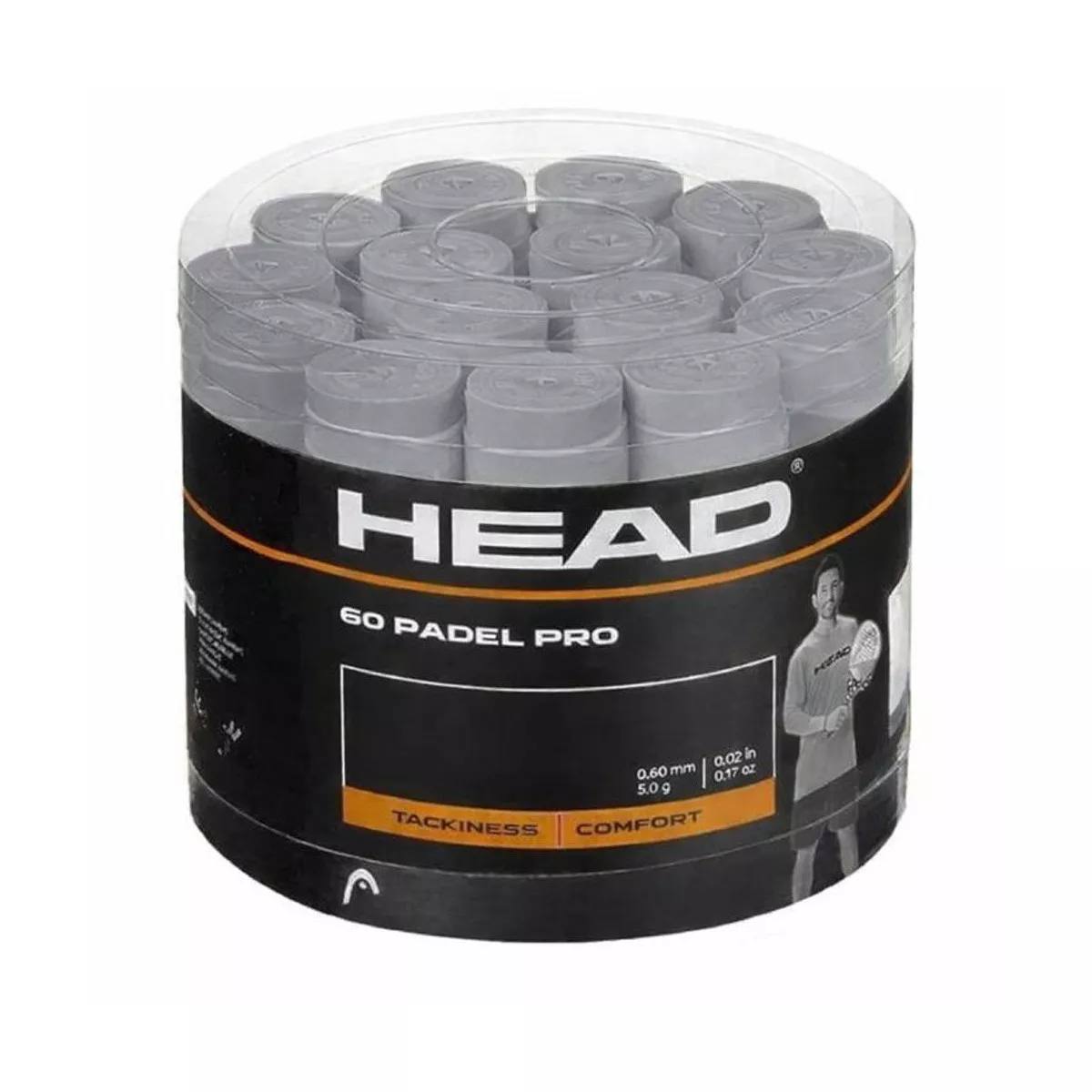 Boîte Surgrips Head Padel Pro Gris x 60