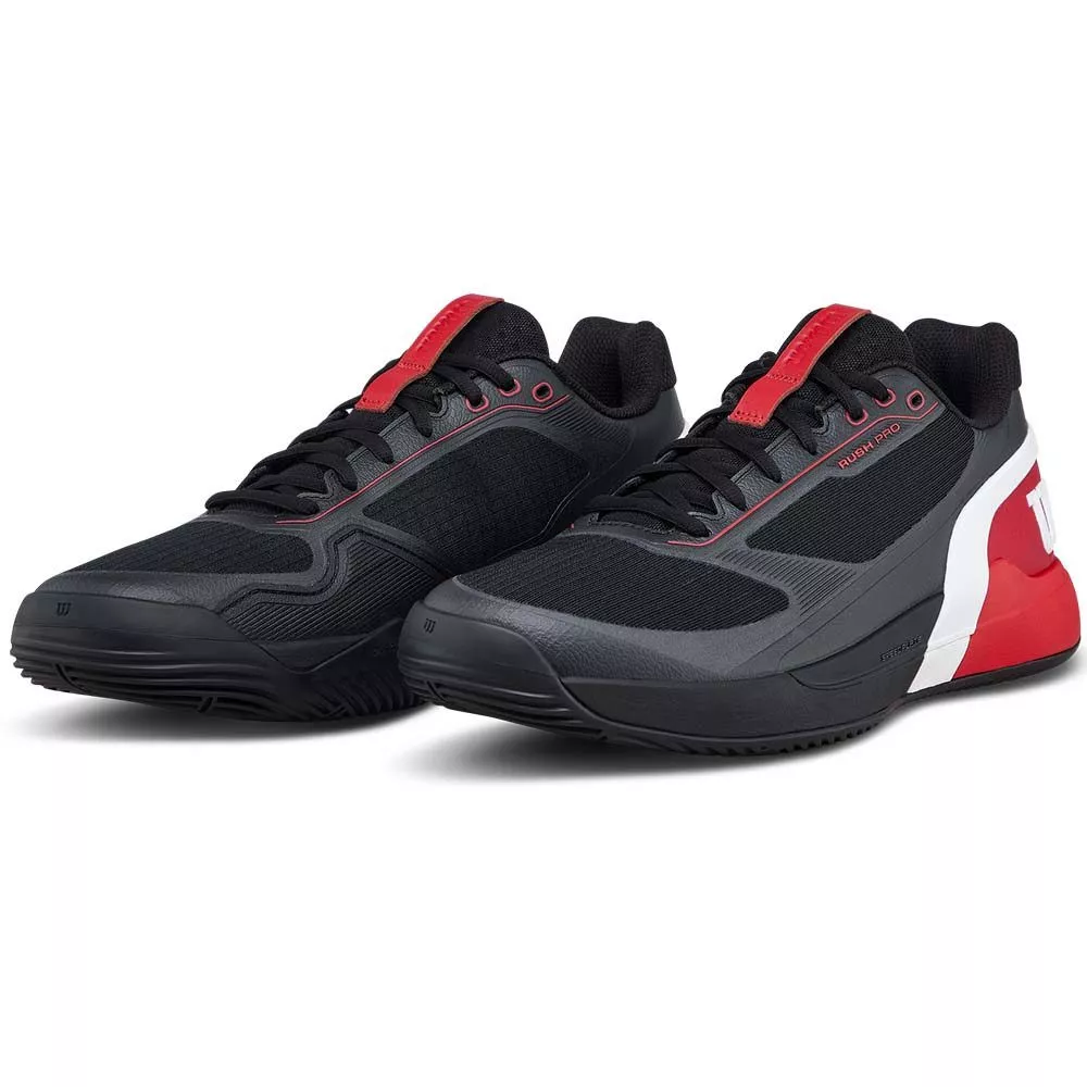 Chaussures Wilson Rush Pro 5 Padel Noir / Rouge