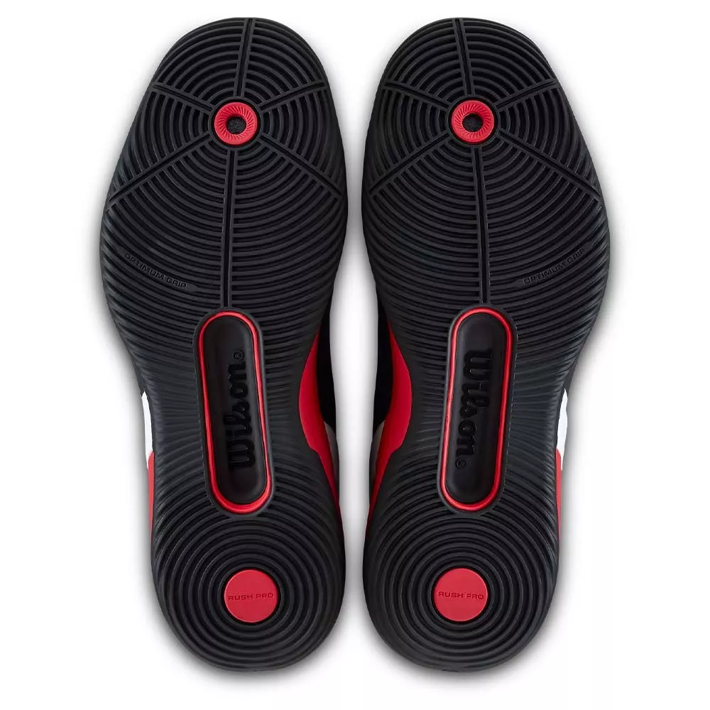 Chaussures Wilson Rush Pro 5 Padel Noir / Rouge
