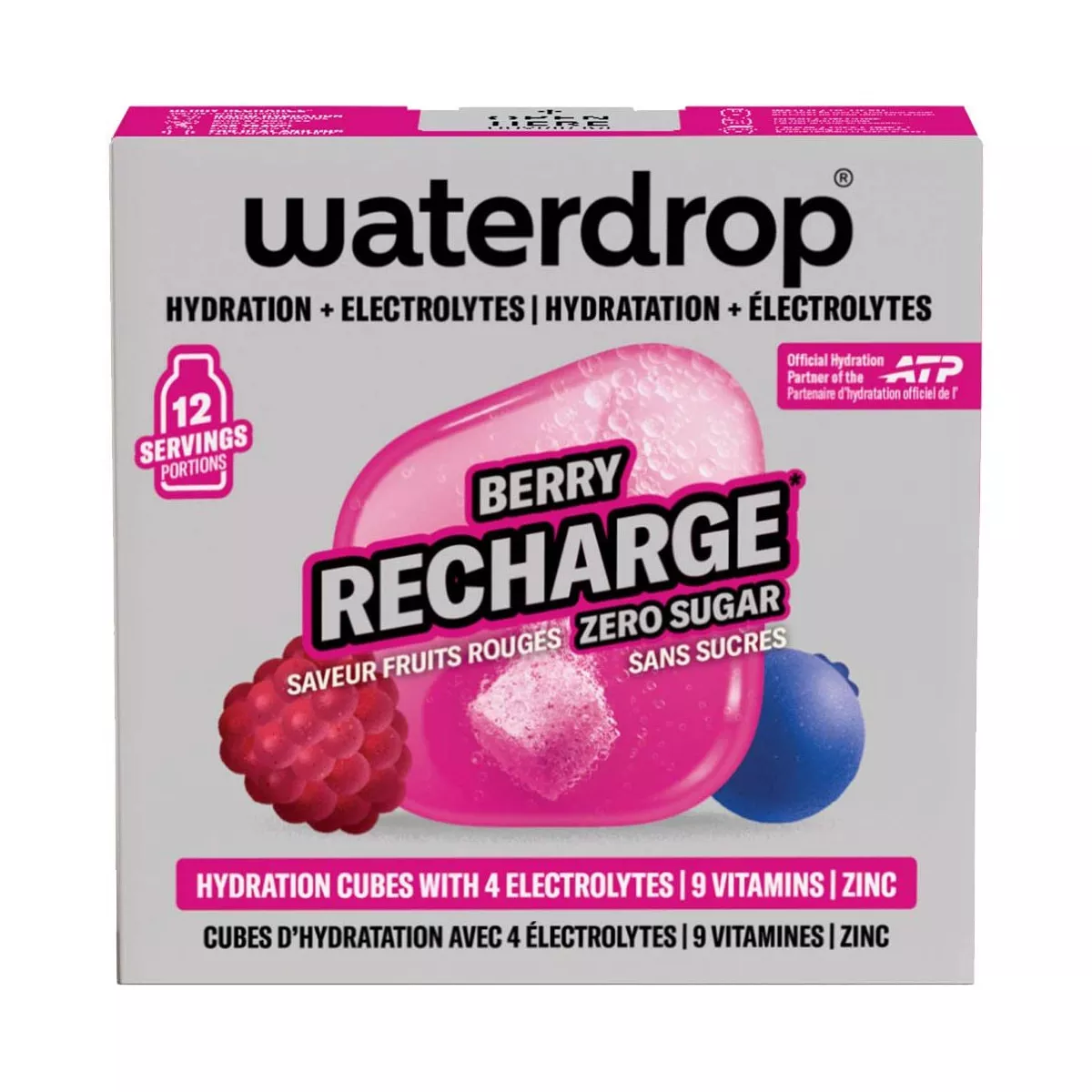 Recharge Waterdrop Fruits Rouges x12