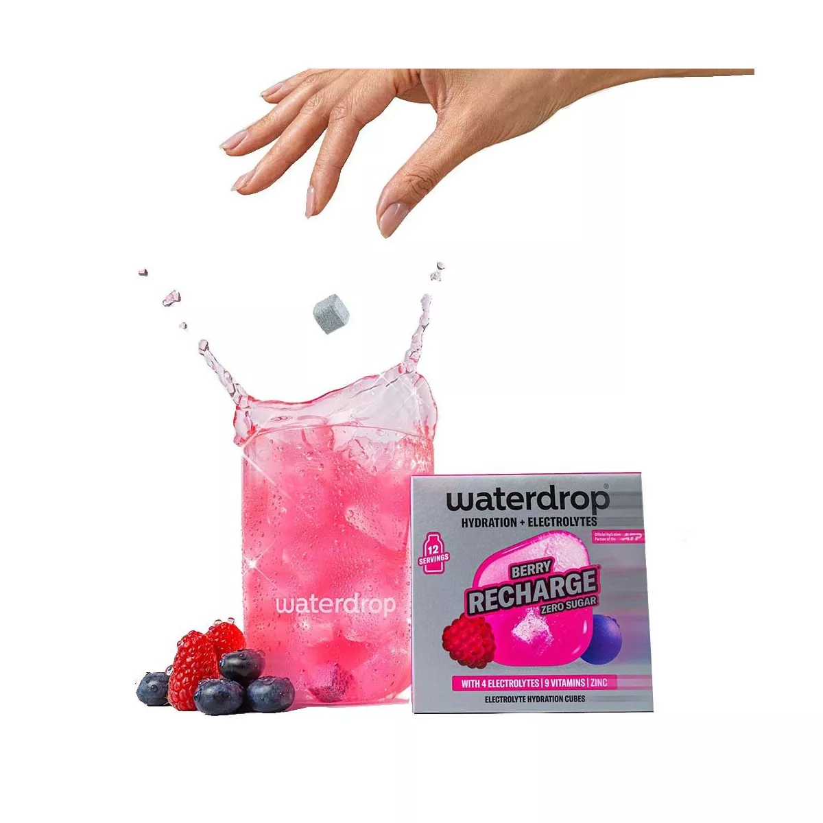 Recharge Waterdrop Fruits Rouges x12