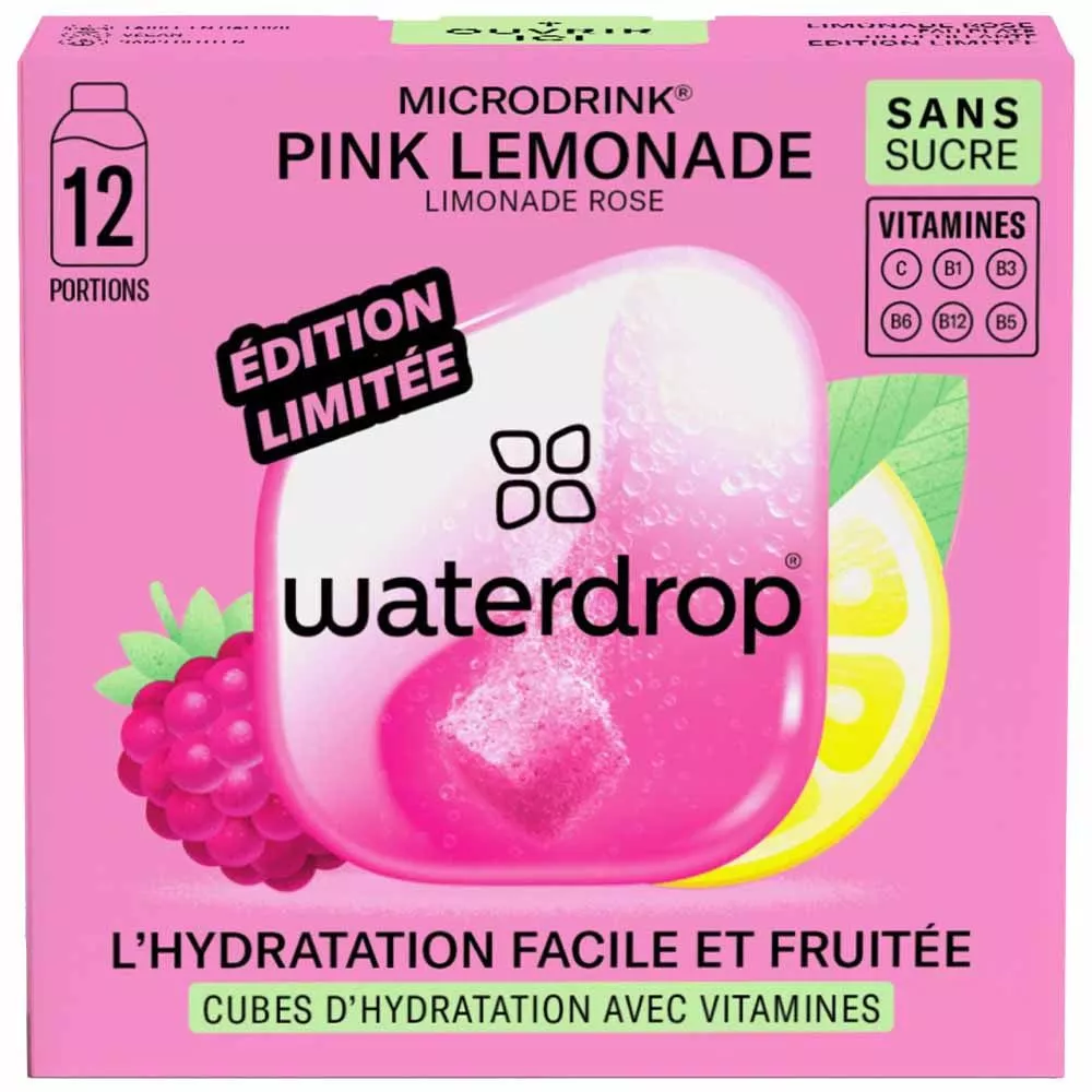 Microdrink Waterdrop Pink Lemonade x12