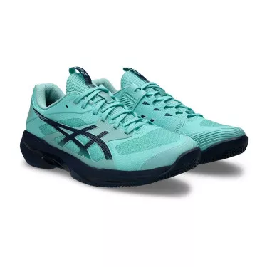Chaussures Asics Gel Solution Speed FF 4 Clay Bleu / Turquoise