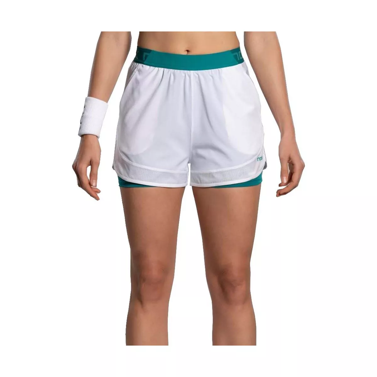 Short Nox Pro Femme Blanc / Vert