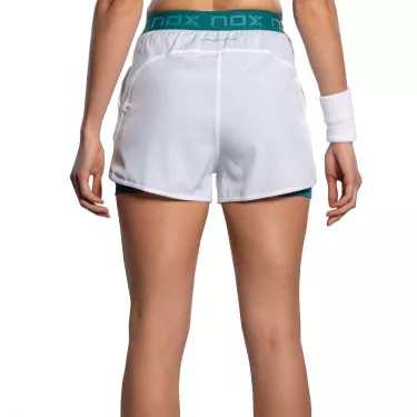 Short Nox Pro Femme Blanc / Vert