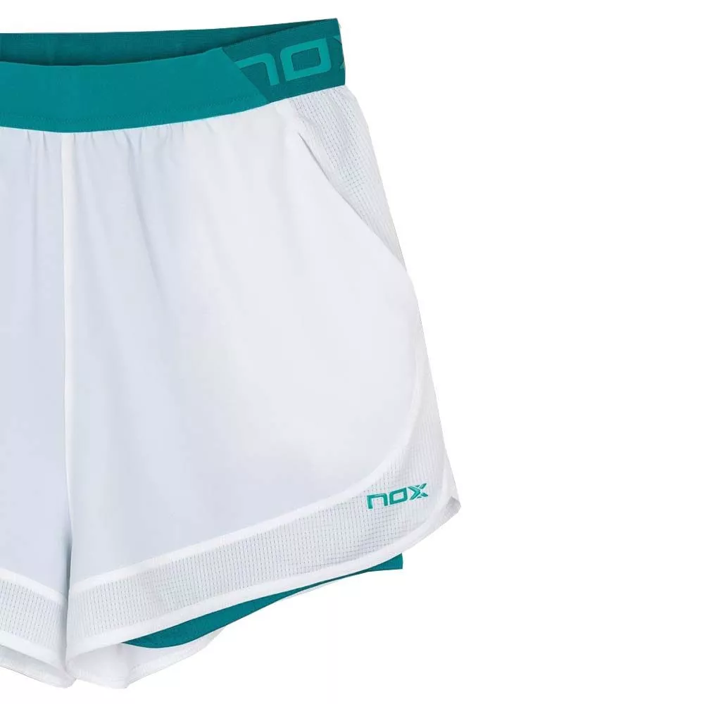 Short Nox Pro Femme Blanc / Vert
