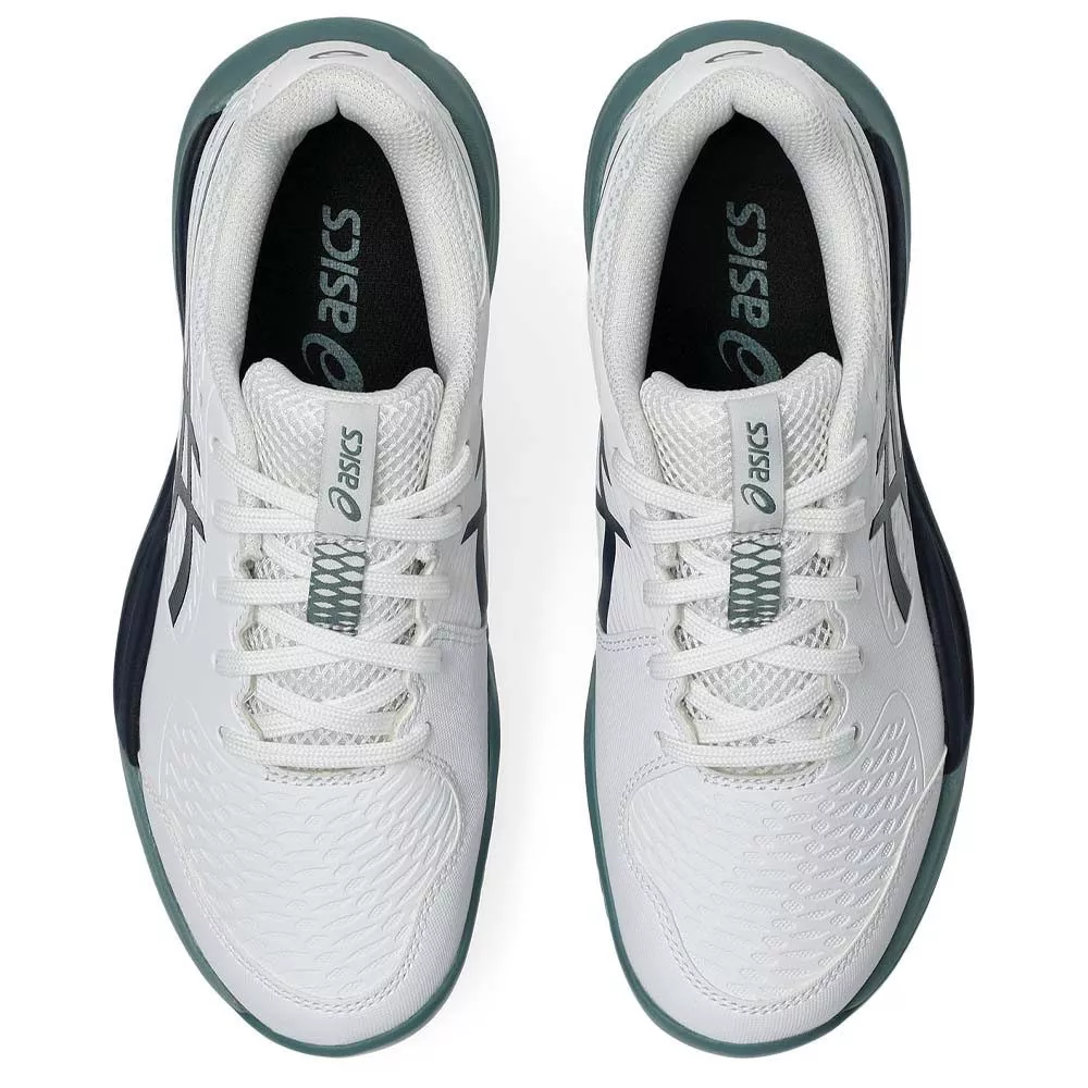 Chaussures Asics Gel Resolution X GS Clay Junior Blanc / Bleu nuit