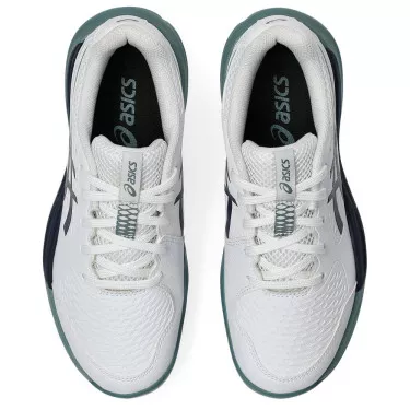 Chaussures Asics Gel Resolution X GS Clay Junior Blanc / Bleu nuit