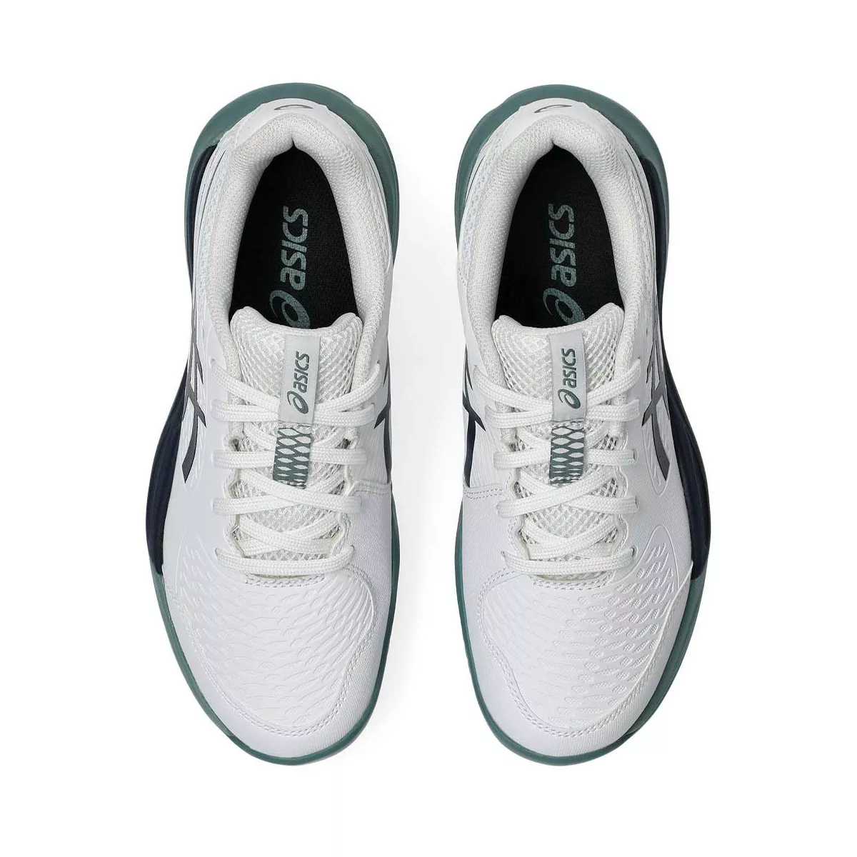 Chaussures Asics Gel Resolution X GS Clay Junior Blanc / Bleu nuit