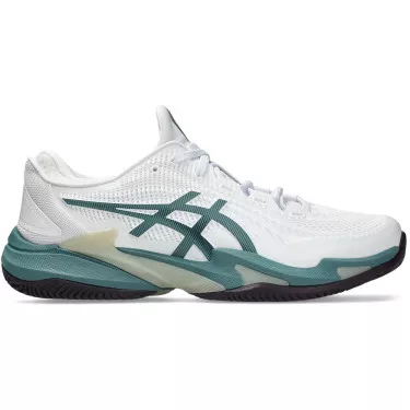 Chaussures Asics Gel Court FF 3 Clay Blanc / Vert