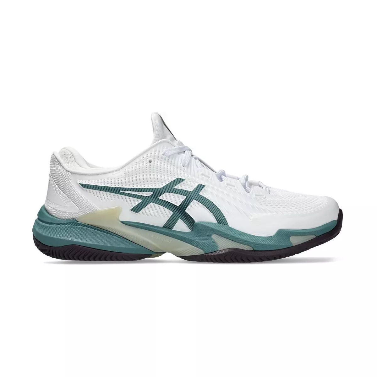 Chaussures Asics Gel Court FF 3 Clay Blanc / Vert