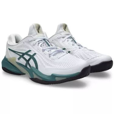 Chaussures Asics Gel Court FF 3 Clay Blanc / Vert