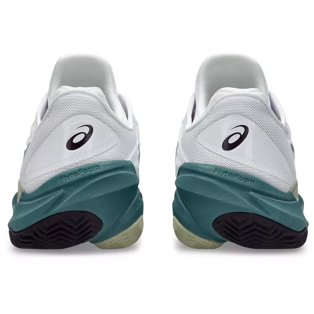 Chaussures Asics Gel Court FF 3 Clay Blanc / Vert