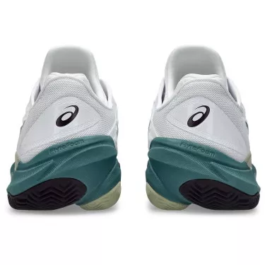Chaussures Asics Gel Court FF 3 Clay Blanc / Vert