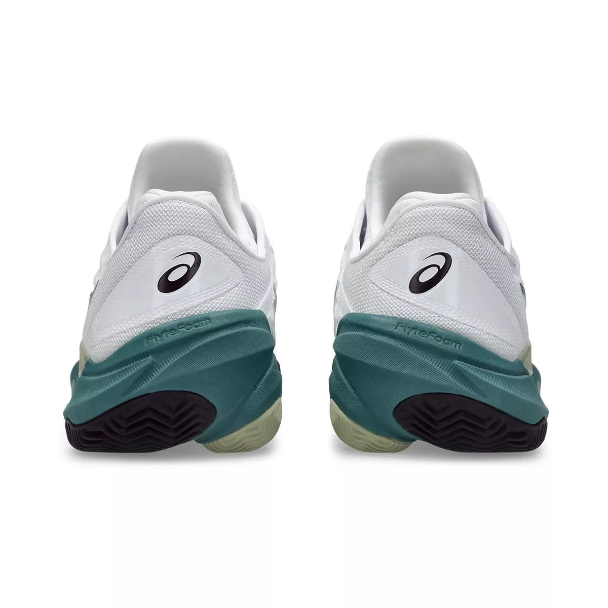 Chaussures Asics Gel Court FF 3 Clay Blanc / Vert
