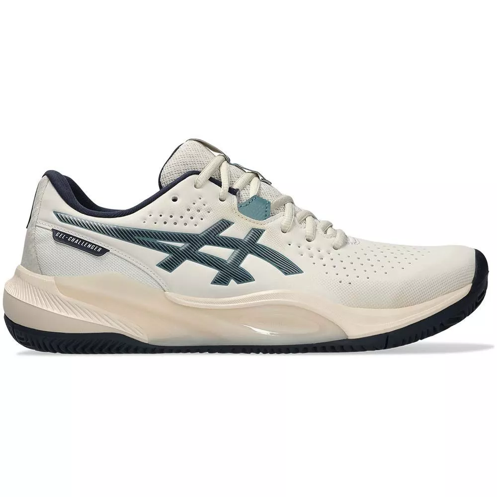 Chaussures Asics Gel Challenger 15 Clay Beige / Bleu nuit