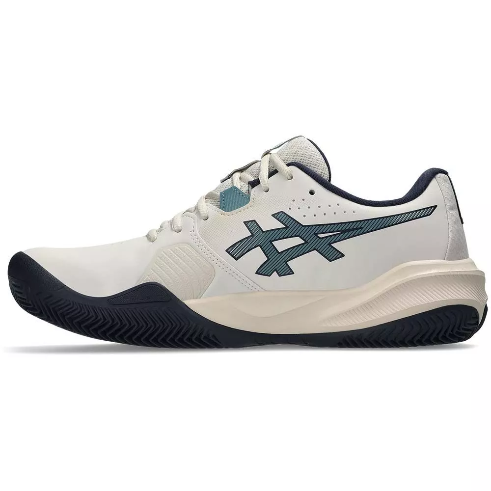 Chaussures Asics Gel Challenger 15 Clay Beige / Bleu nuit
