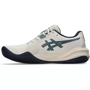 Chaussures Asics Gel Challenger 15 Clay Beige / Bleu nuit