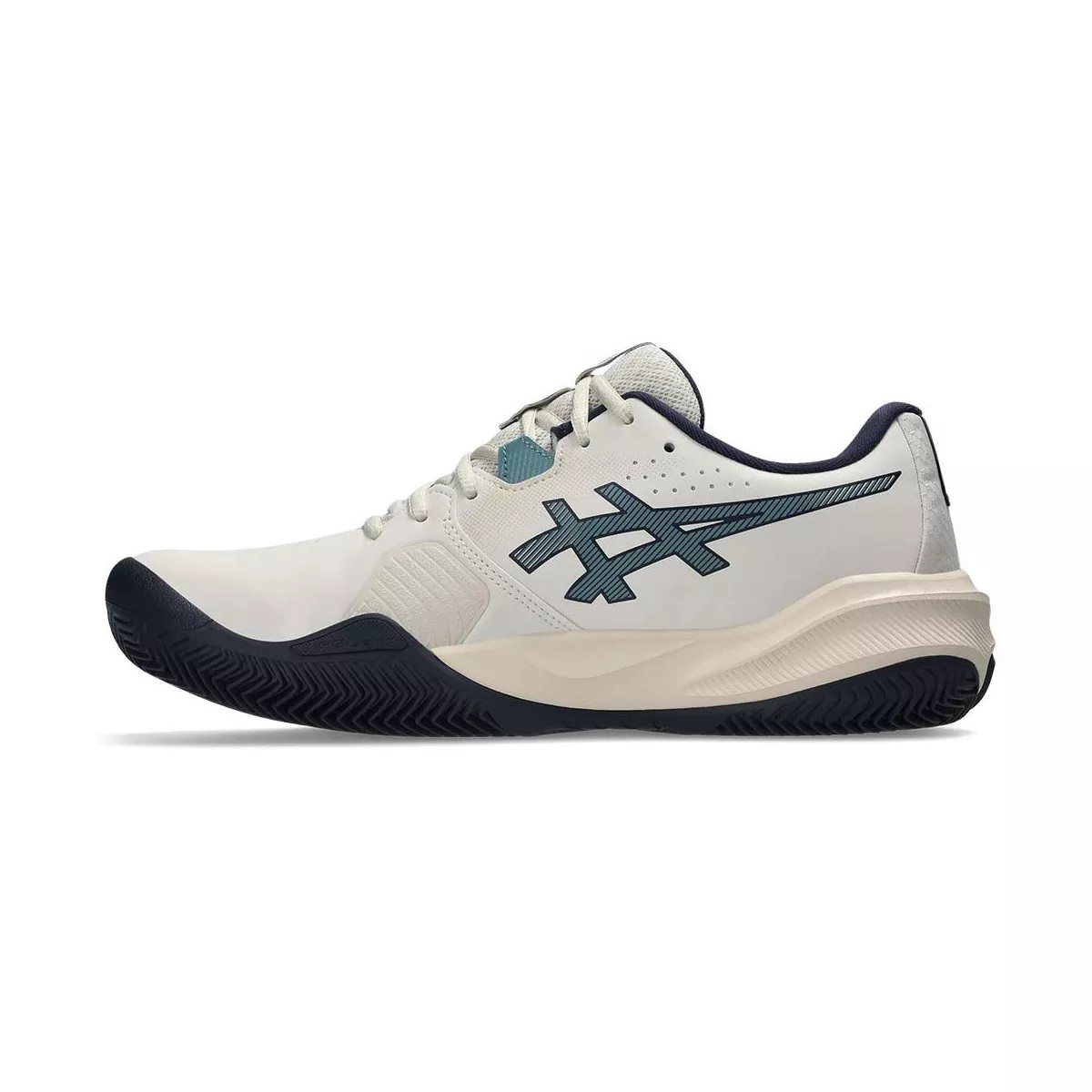 Chaussures Asics Gel Challenger 15 Clay Beige / Bleu nuit