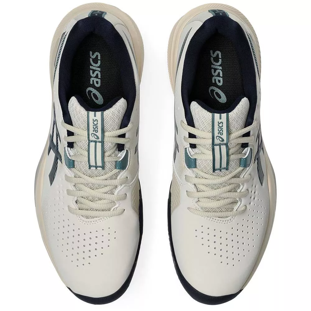 Chaussures Asics Gel Challenger 15 Clay Beige / Bleu nuit