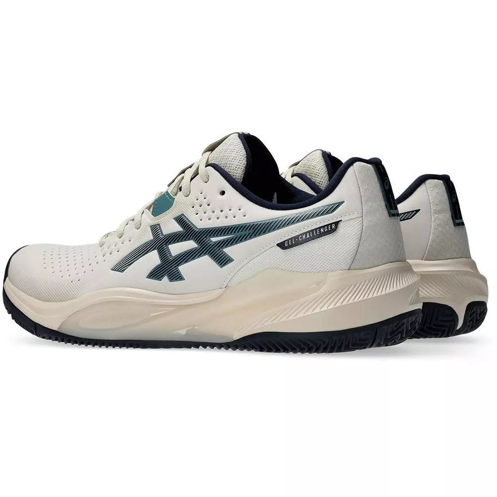 Chaussures Asics Gel Challenger 15 Clay Beige / Bleu nuit